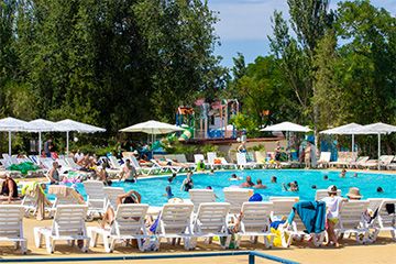 Территория курортного комплекса Азовский Крым