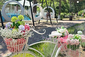 Территория курортного комплекса Азовский Крым